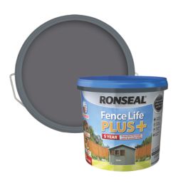 Ronseal Fence Life Plus 5Ltr Slate Shed & Fence Paint