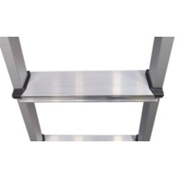 Zarges Aluminium 1.49m 6 Step Swingback A Frame Step Ladder