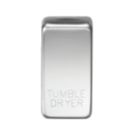 Knightsbridge 'TUMBLE DRYER' Switch Cover Polished Chrome