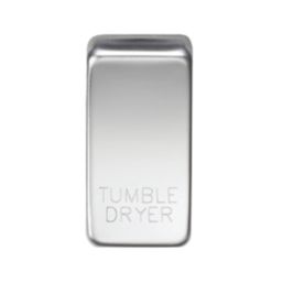 Knightsbridge 'TUMBLE DRYER' Switch Cover Polished Chrome