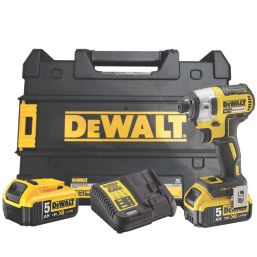 DEWALT DCF887P2-GB
 18V 2 x 5.0Ah Li-Ion XR Brushless Cordless Impact Driver