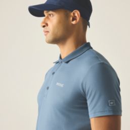 Regatta Maverik Stretch Polo Shirt China Blue X Large 46.4" Chest