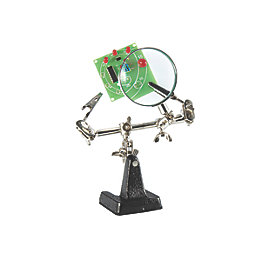 Weller WLACCHHB-02 2-Arm Helping Hands Soldering Stand with Magnifier