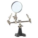 Weller WLACCHHB-02 2-Arm Helping Hands Soldering Stand with Magnifier