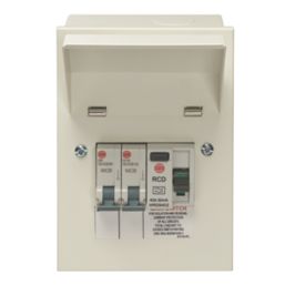 Wylex  4-Module 2-Way Populated  Garage Consumer Unit