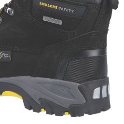 Amblers FS987 Size 7  Black Waterproof Steel Toe Cap Safety Boots