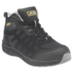 JCB Hydradig Size 8  Black  Steel Toe Cap Safety Boots