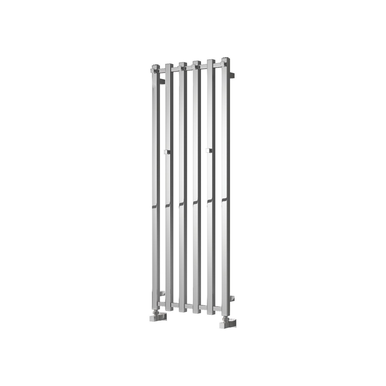 Reina 1200mm x 415mm 1268BTU Chrome Flat Designer Towel Radiator (356LH)