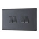 LAP  20A 16AX 4-Gang 2-Way Light Switch  Slate Grey
