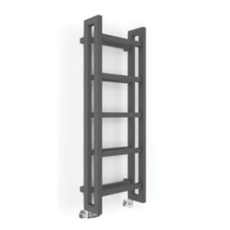 Terma Stand Heated Towel Rail 1150m x 400mm Dark Grey 2097BTU