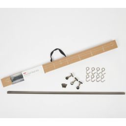 Rothley  8-Hook Utensil Rail Kit Antique Brass 1000mm