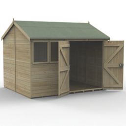 Forest Timberdale 10' x 8' 6" (Nominal) Reverse Apex Tongue & Groove Timber Shed