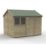 Forest Timberdale 10' x 8' 6" (Nominal) Reverse Apex Tongue & Groove Timber Shed