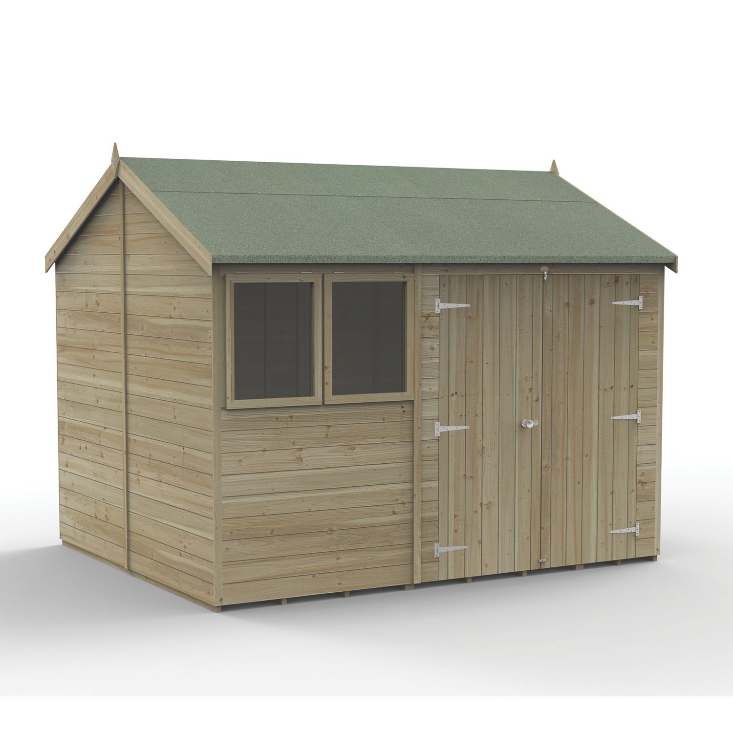Forest Timberdale 10' x 8' 6" (Nominal) Reverse Apex Tongue & Groove Timber Shed (356TF)