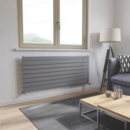 Ximax Oceanus 595mm x 1500mm 3246BTU Silver Horizontal Designer Radiator