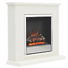 Be Modern Elsham Electric Fireplace White 1020mm x 300mm x 920mm