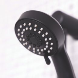 ETAL Pod Slide Rail Shower Kit Matt Black