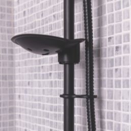 ETAL Pod Slide Rail Shower Kit Matt Black