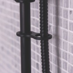 ETAL Pod Slide Rail Shower Kit Matt Black