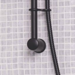 ETAL Pod Slide Rail Shower Kit Matt Black