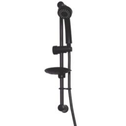 ETAL Pod Slide Rail Shower Kit Matt Black