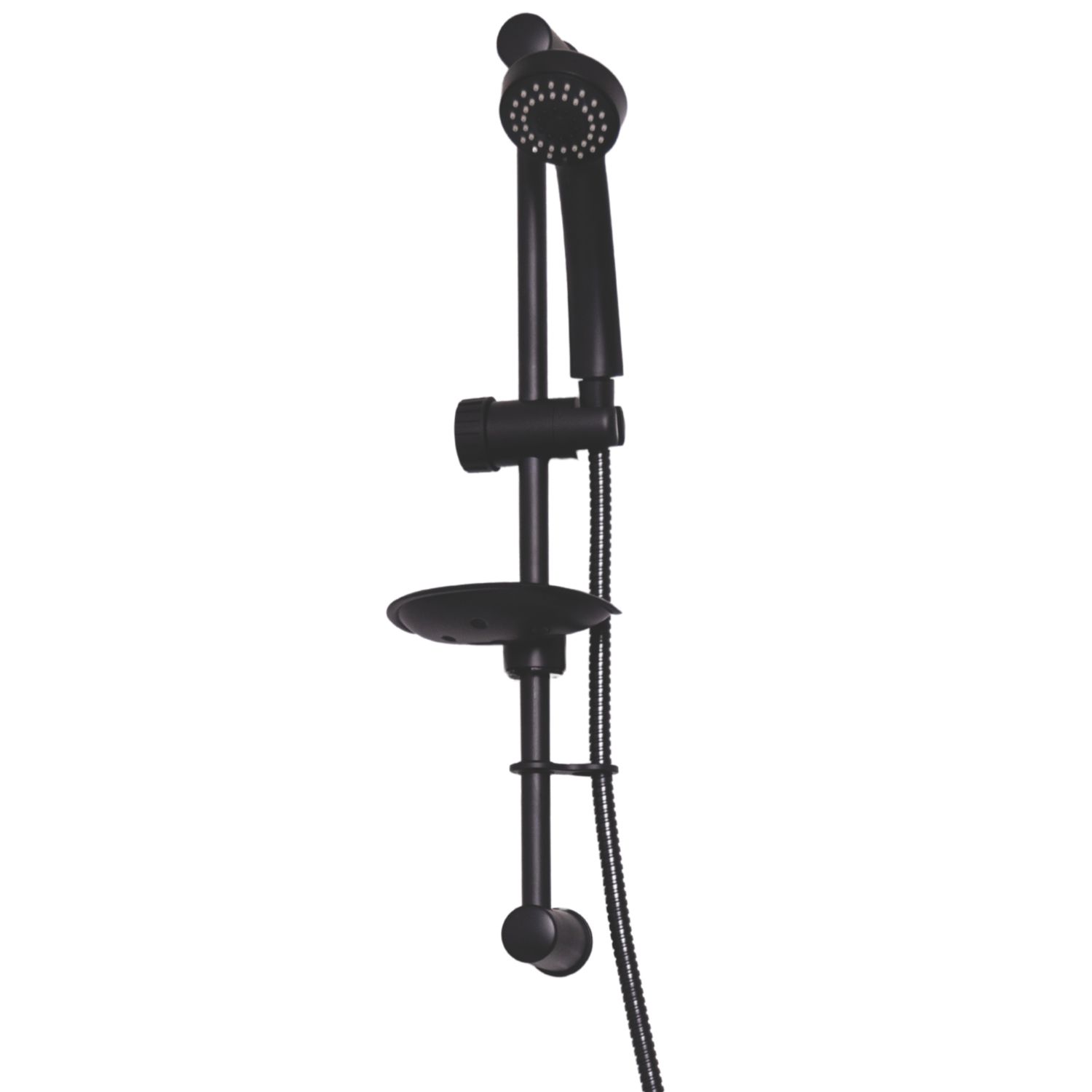 ETAL Pod Slide Rail Shower Kit Matt Black (356VN)