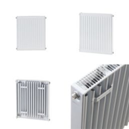 Flomasta 600mm x 500mm 1622BTU White Type 11 Convector Radiator