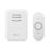 Byron DBY-22311 Battery-Powered Wireless Portable Doorbell Kit White