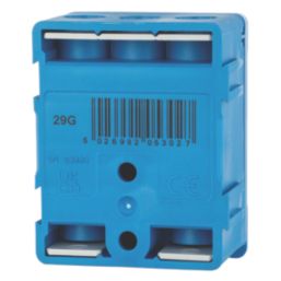 Lewden 100A 5-Way 2.5-35mm² Connector Block Blue
