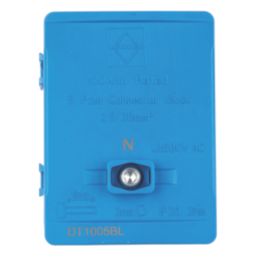 Lewden 100A 5-Way 2.5-35mm² Connector Block Blue