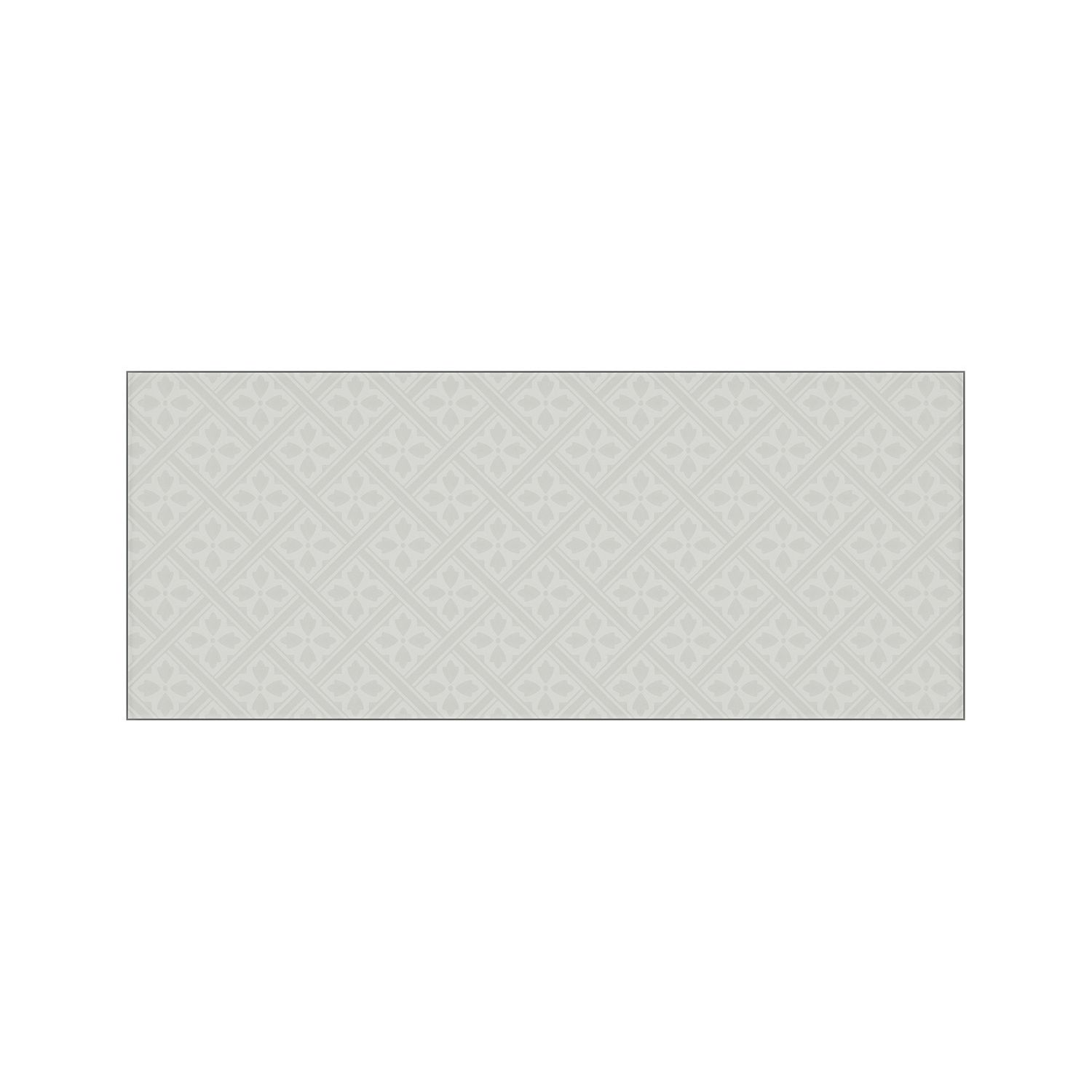 Laura Ashley Mr Jones Self-Adhesive Bathroom Splashback Gloss Slate White 250mm x 600mm x 4mm (356YR)