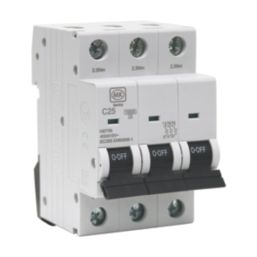 MK Sentry  25A 3-Pole C Curve 3-Phase MCB