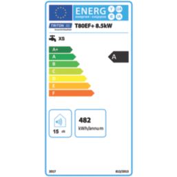 Triton T80 Easi-Fit + White/Chrome 8.5kW  Electric Shower