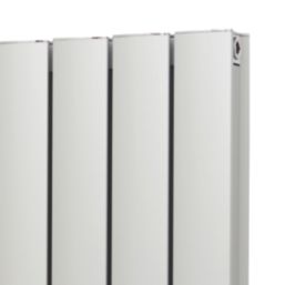 Glow 2000mm x 345mm 4559BTU Matt Chrome Vertical Designer Radiator