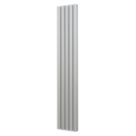Glow 2000mm x 345mm 4559BTU Matt Chrome Vertical Designer Radiator