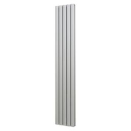 Glow 2000mm x 345mm 4559BTU Matt Chrome Vertical Designer Radiator