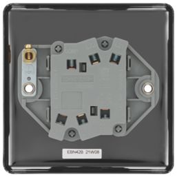 LAP  10AX 2-Gang 2-Way Light Switch  Black Nickel with Black Inserts