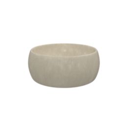 Maine Round Stone Effect Washbowl No Tap Holes 400mm