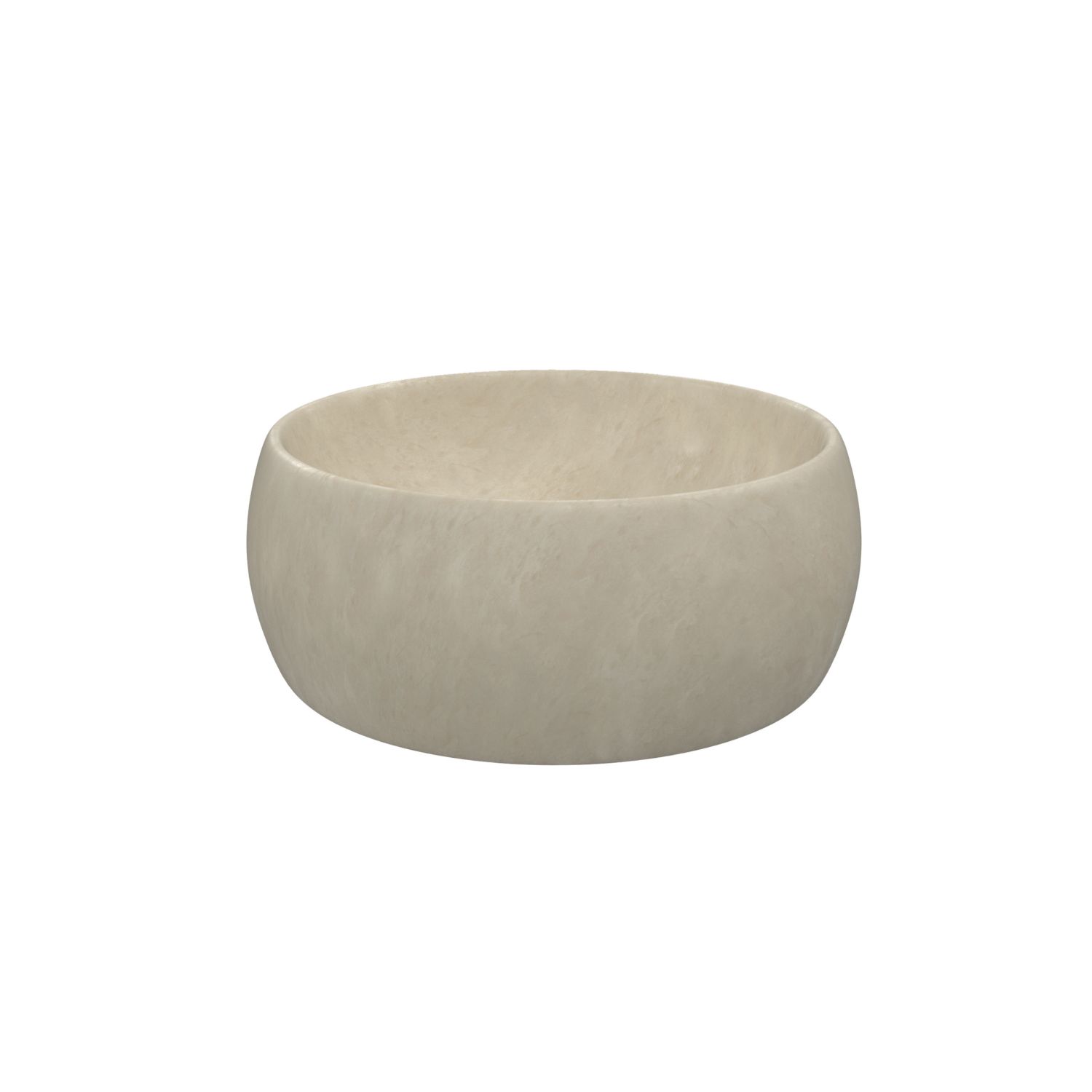 Maine Round Stone Effect Washbowl No Tap Holes 400mm (357AE)