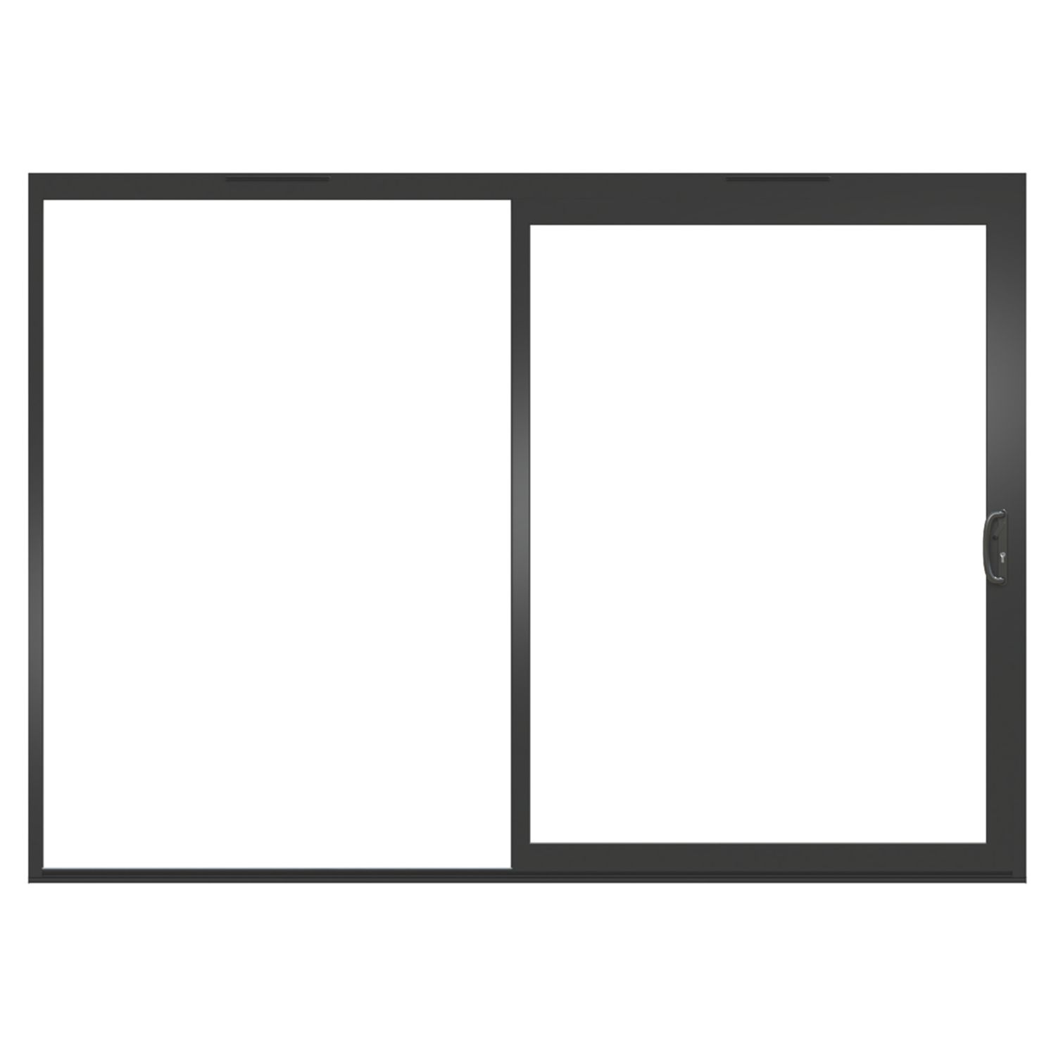 Green & Taylor Right-Handed Black Metal Sliding Patio Door 2090mm x 2990mm (357CT)