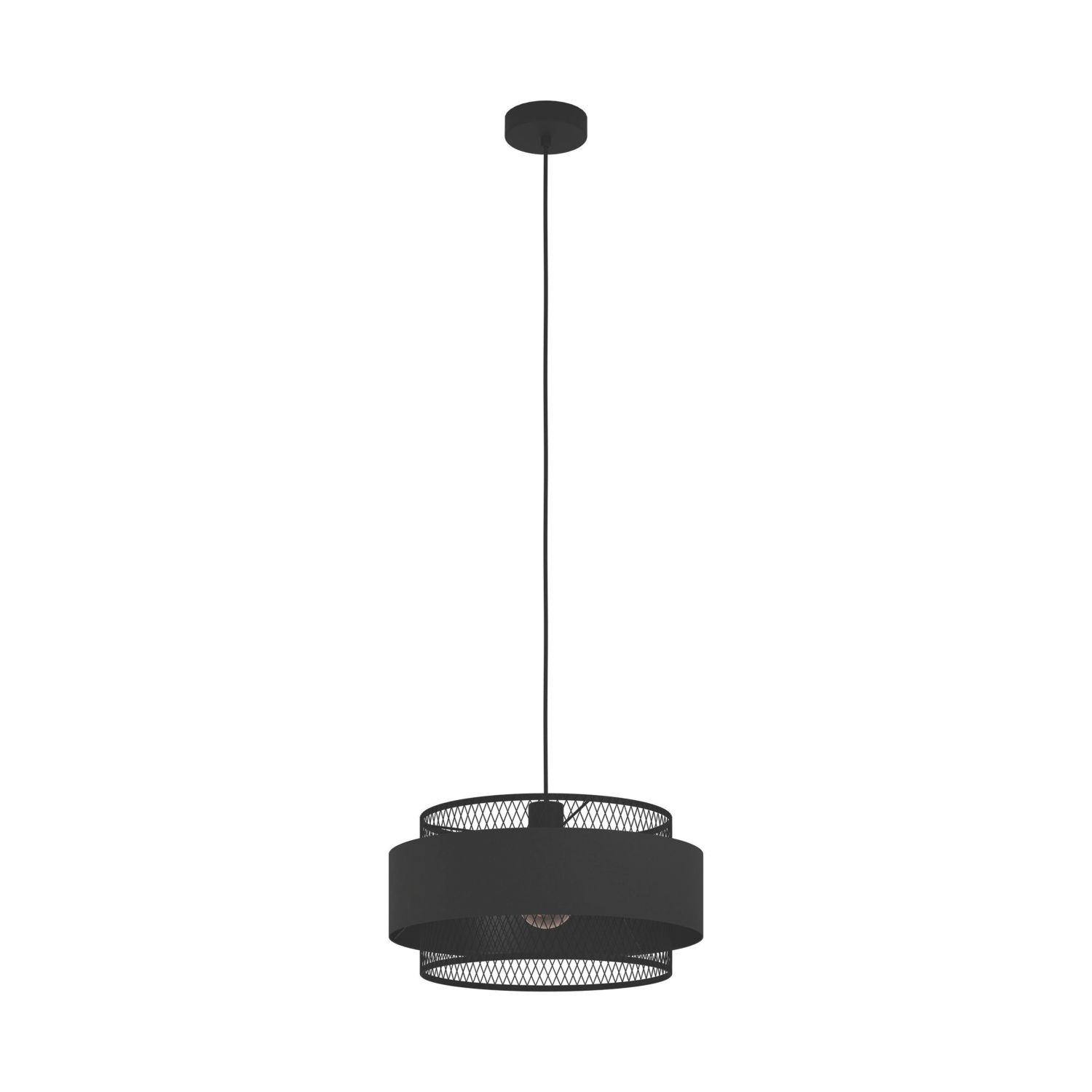 Eglo Bazely Pendant Light Black (357CV)
