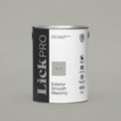 LickPro 5Ltr Smooth Grey 04 Masonry Paint