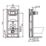 Ideal Standard ProSys Mechanical Toilet Frame 1150mm