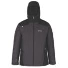 Regatta Thornridge II Waterproof Insulated Jacket Ash / Black 3X Large Size 50" Chest