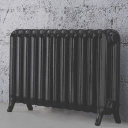 Arroll 549mm x 946mm 3480BTU Black Cast Iron 2 Column Radiator