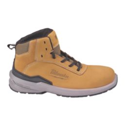 Milwaukee Flextred Size 12  Beige Water-Resistant  Safety Boots