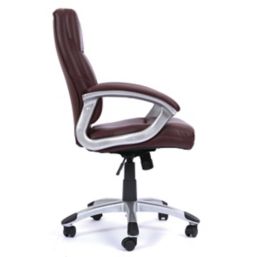 Nautilus Designs Greenwich High Back Executive Chair Cherry Brown