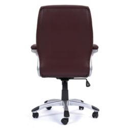 Nautilus Designs Greenwich High Back Executive Chair Cherry Brown