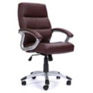 Nautilus Designs Greenwich High Back Executive Chair Cherry Brown