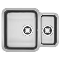 Franke Lucca 1.5 Bowl Stainless Steel Kitchen Sink 600 x 180mm